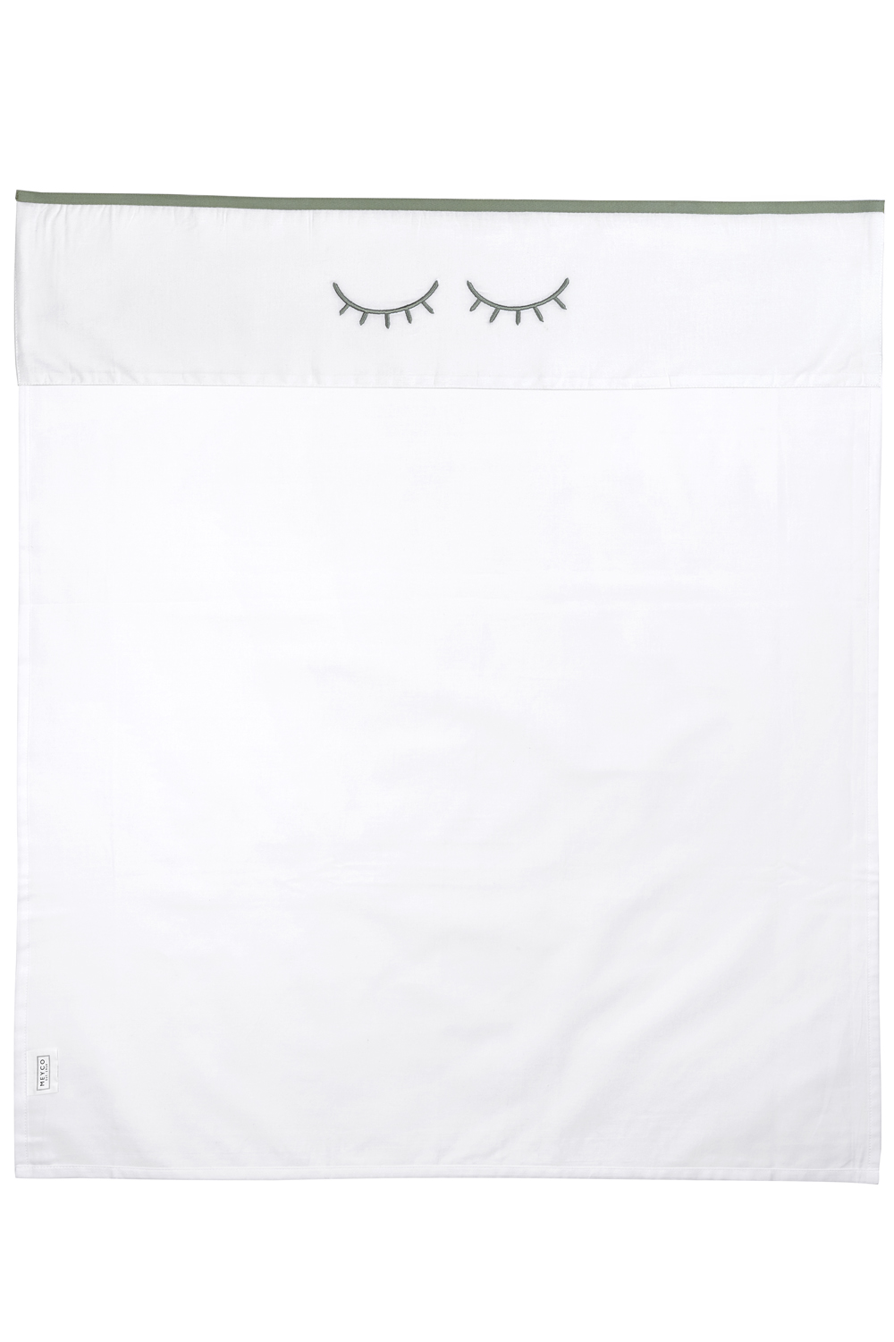 Ledikant laken Sleepy Eyes - forest green - 100x150cm