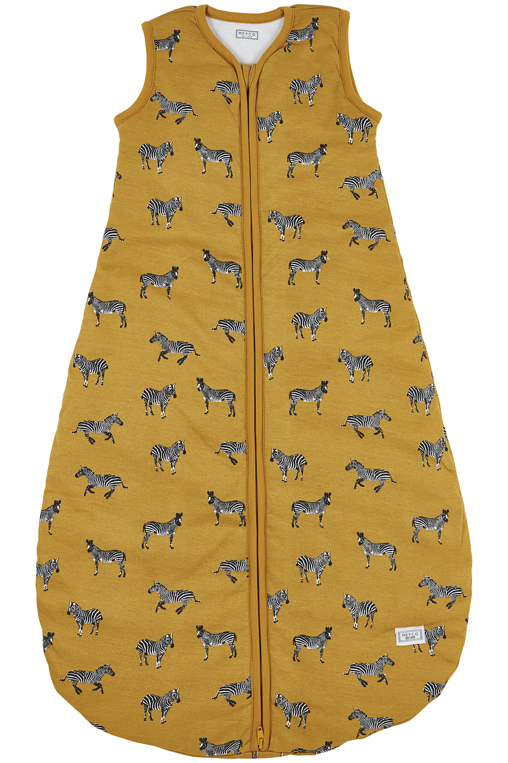 Baby slaapzak rond gevoerd Zebra Animal - honey gold - 86cm - 2.0 TOG
