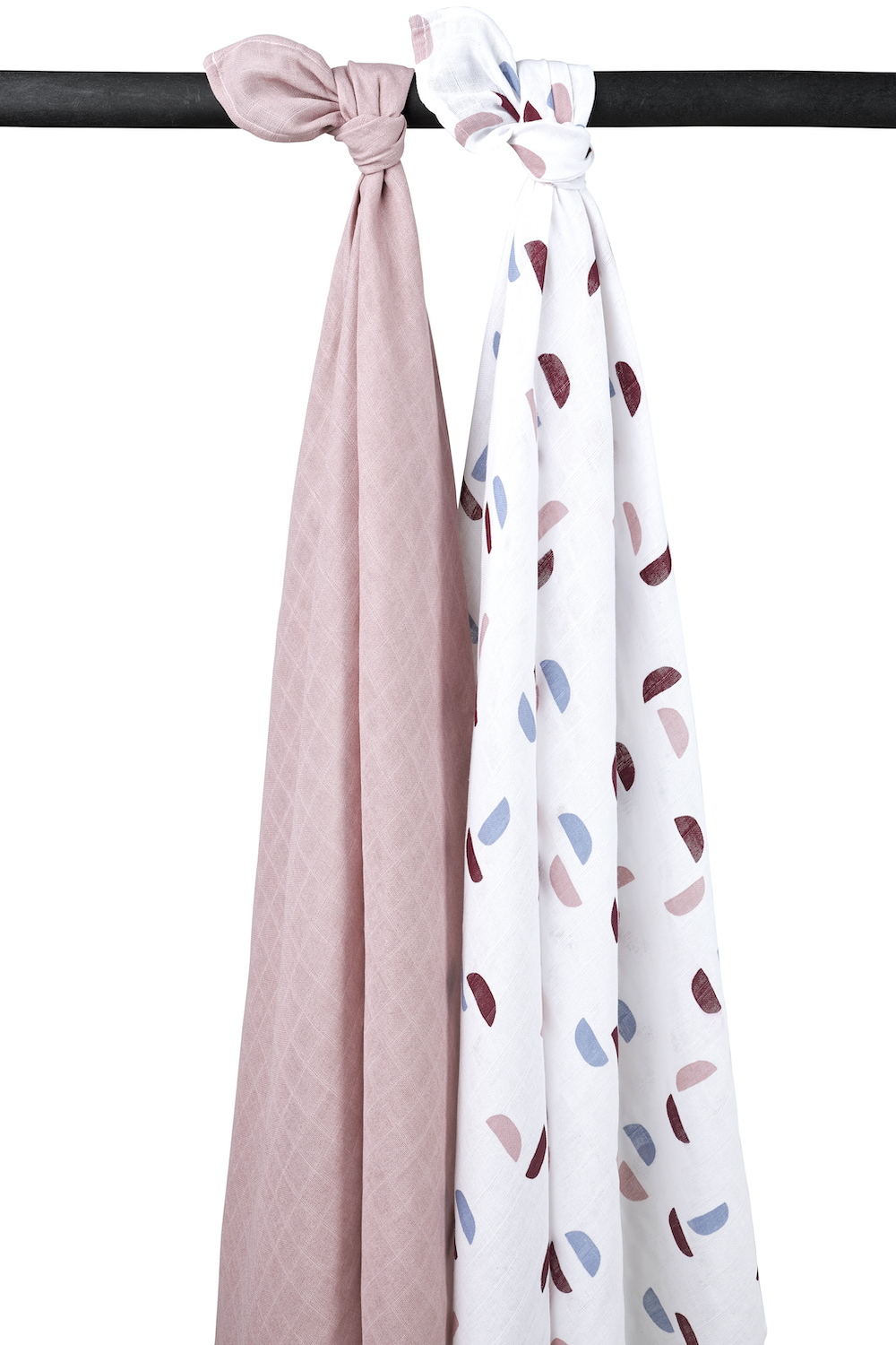 Musselin Swaddles 2-pack Shapes - Lilac - 120x120cm