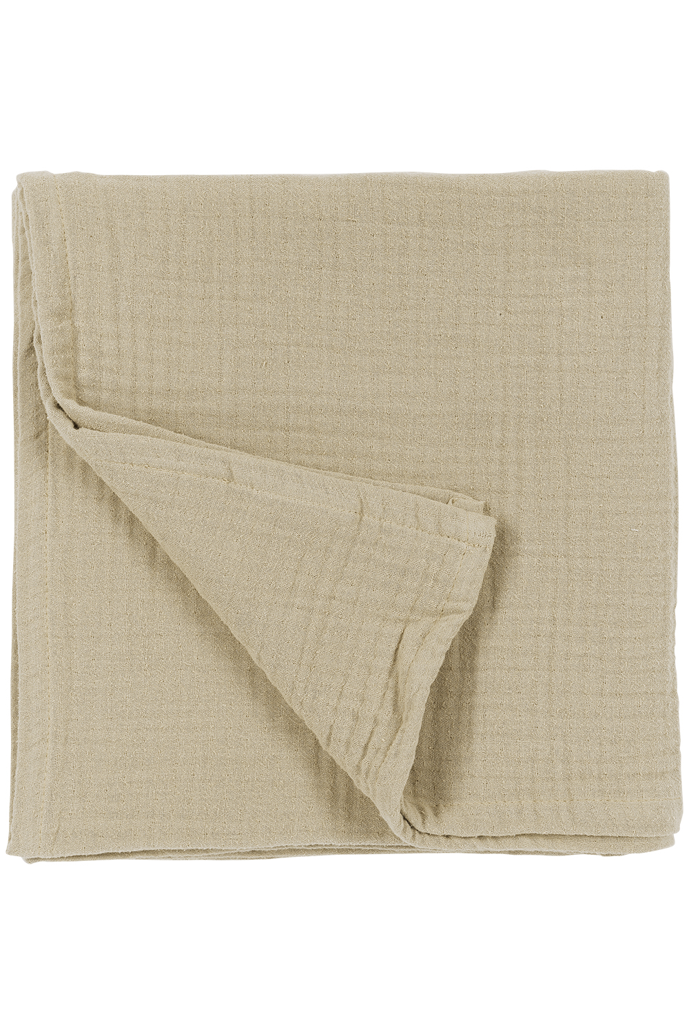 Blanket muslin Uni - sand - 140x200cm