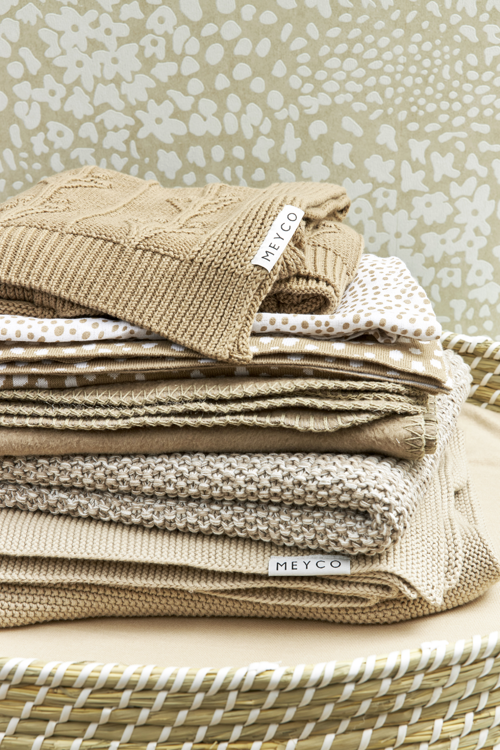 Wiegdeken Cheetah - taupe - 75x100cm - 1.0 TOG
