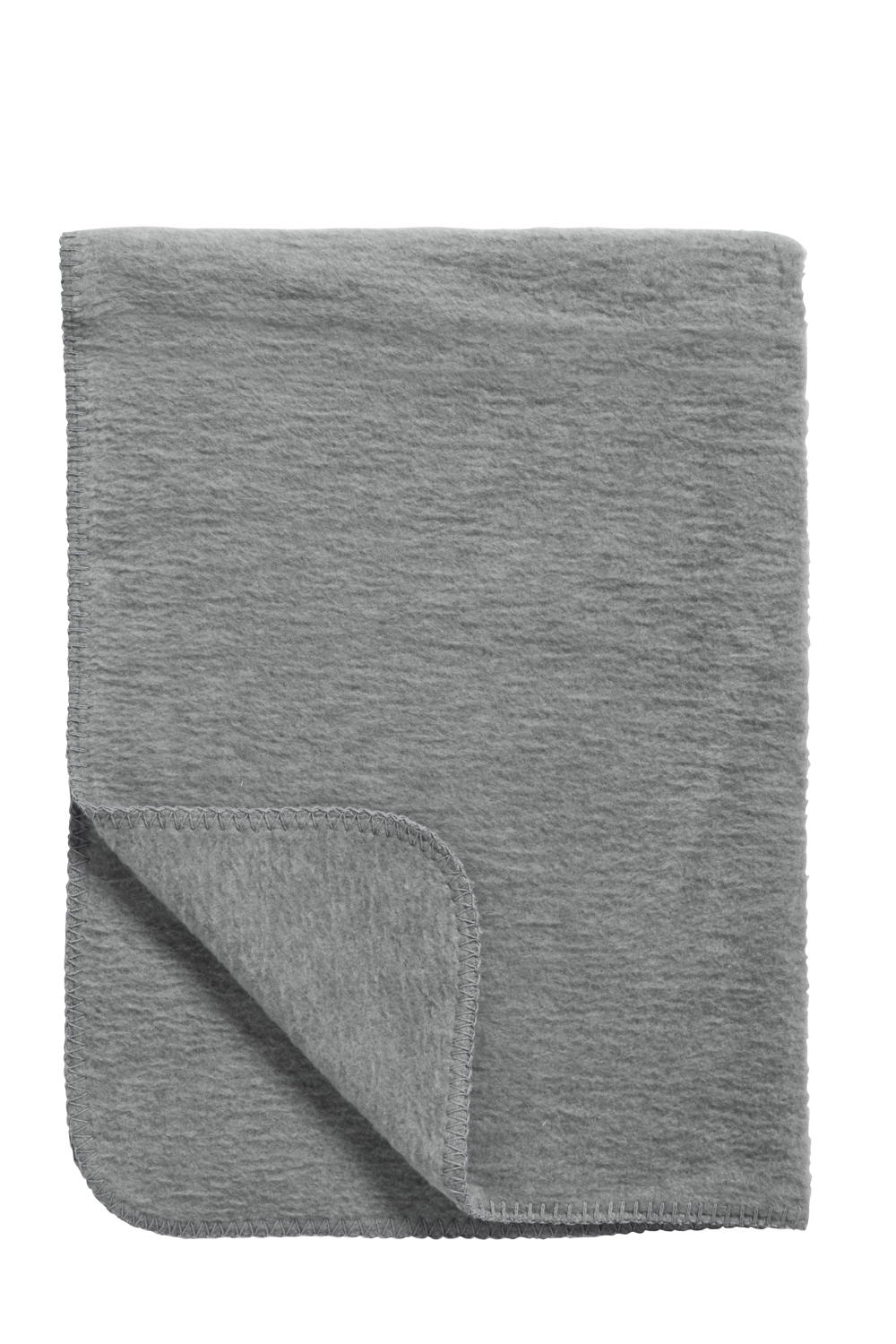 Ledikant deken geweven Uni - grey - 100x150cm - 1.0 TOG
