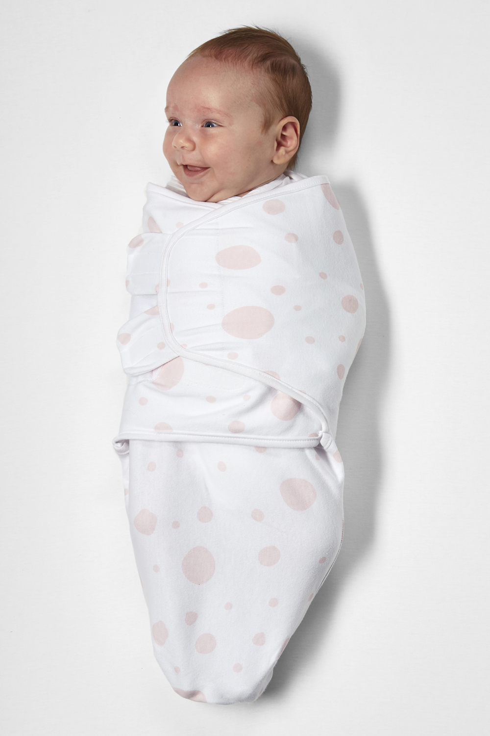 Swaddle Dots - pink - 4-6 Months