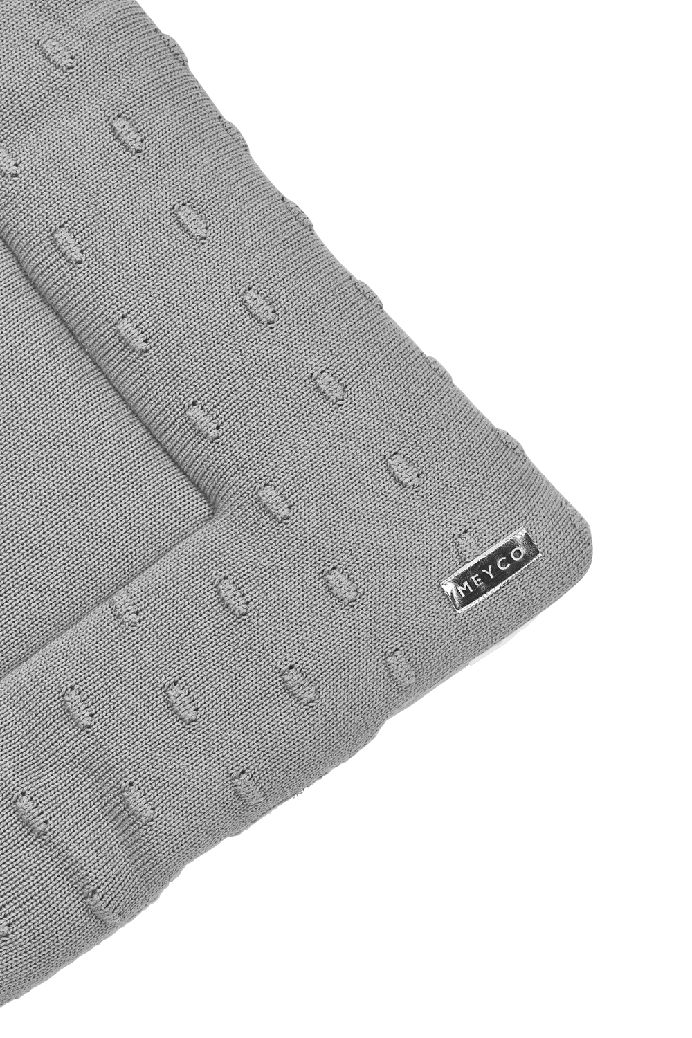 Playpen mattress Knots - grey - 77x97cm