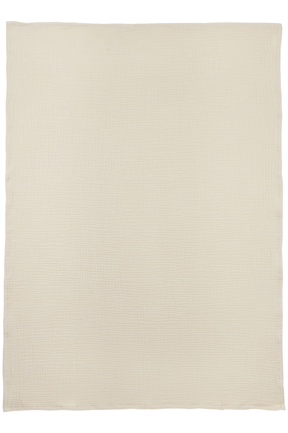 Wieglaken pre-washed hydrofiel Uni - soft sand - 75x100cm - 0.3 TOG