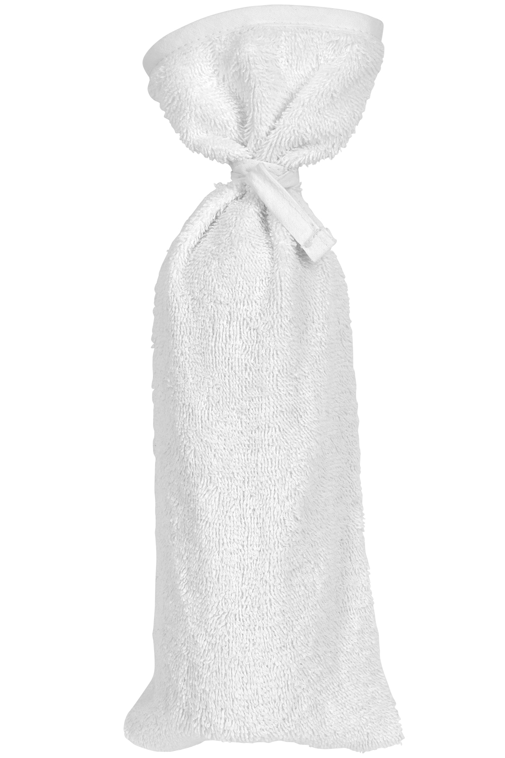 Kruikenzak badstof Uni - white