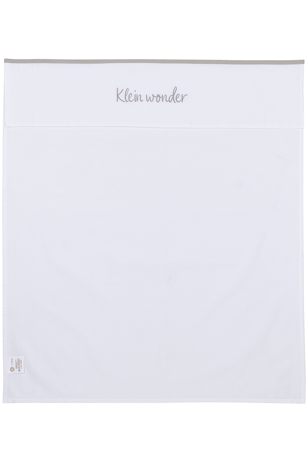 Wieglaken Klein Wonder - greige - 75x100cm