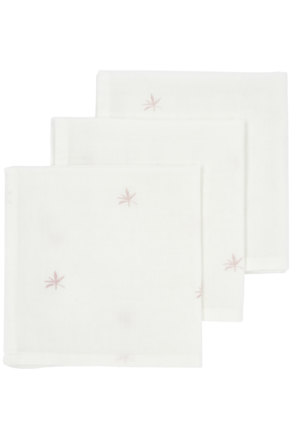 Monddoekjes 3-pack bamboe hydrofiel Ibiza - lilac - 30x30cm