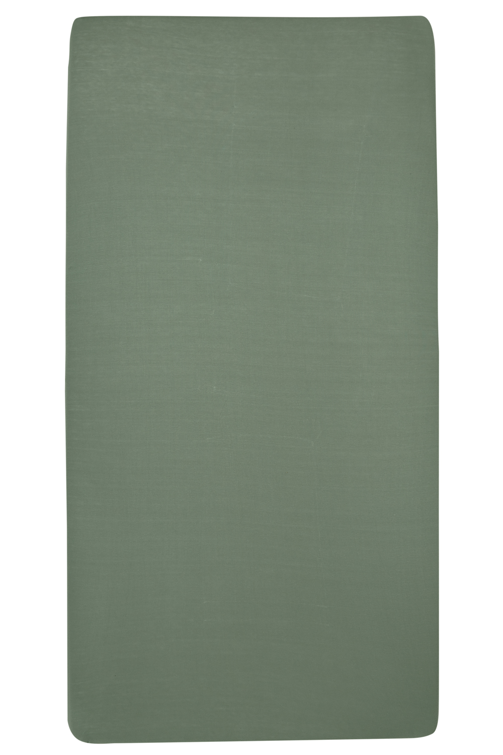 Spannbettlaken Wiege Uni - forest green - 40x80/90cm