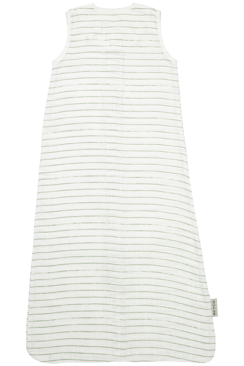 Baby zomerslaapzak hydrofiel Stripe - soft green - 70cm - 0.3 TOG
