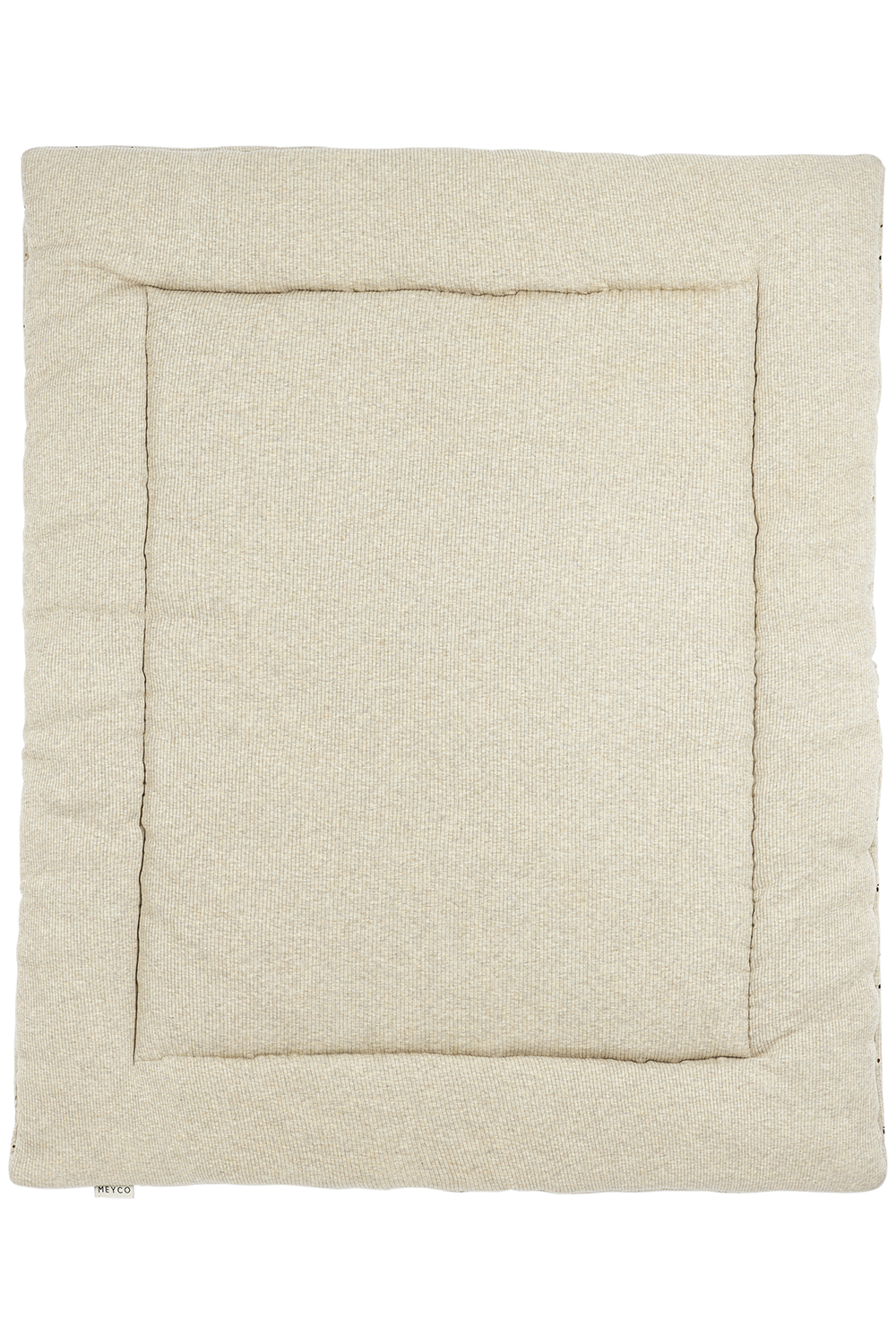 Boxkleed Rib Mini Spot - sand melange - 80x100cm