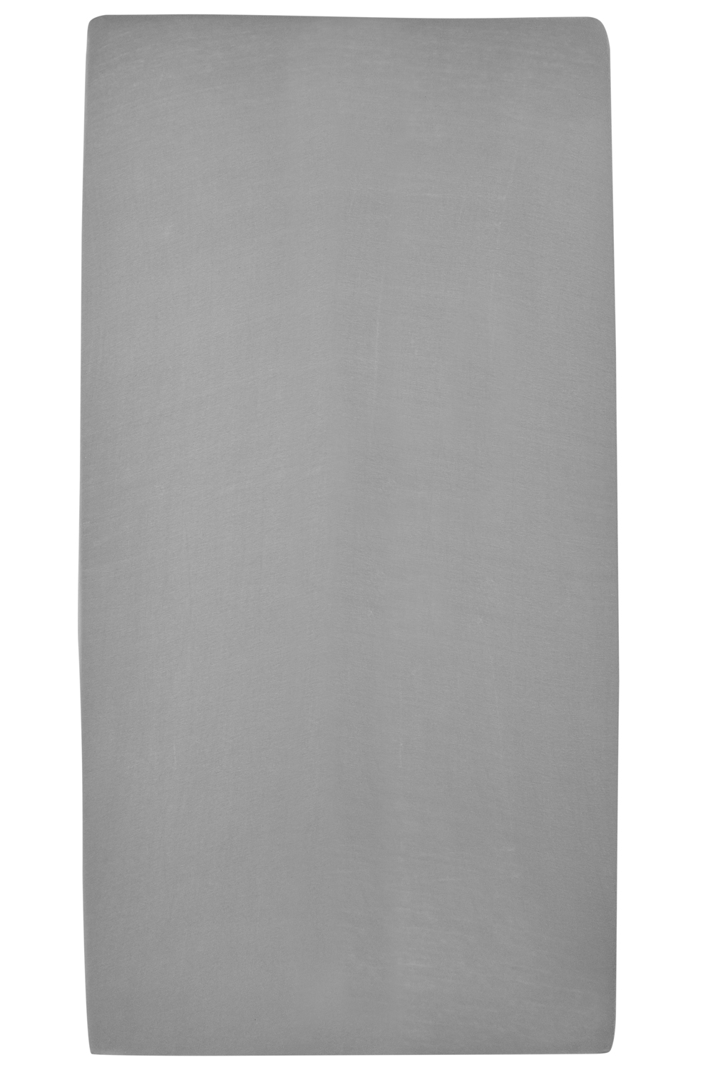 Fitted sheet cot bed Uni - grey - 60x120cm