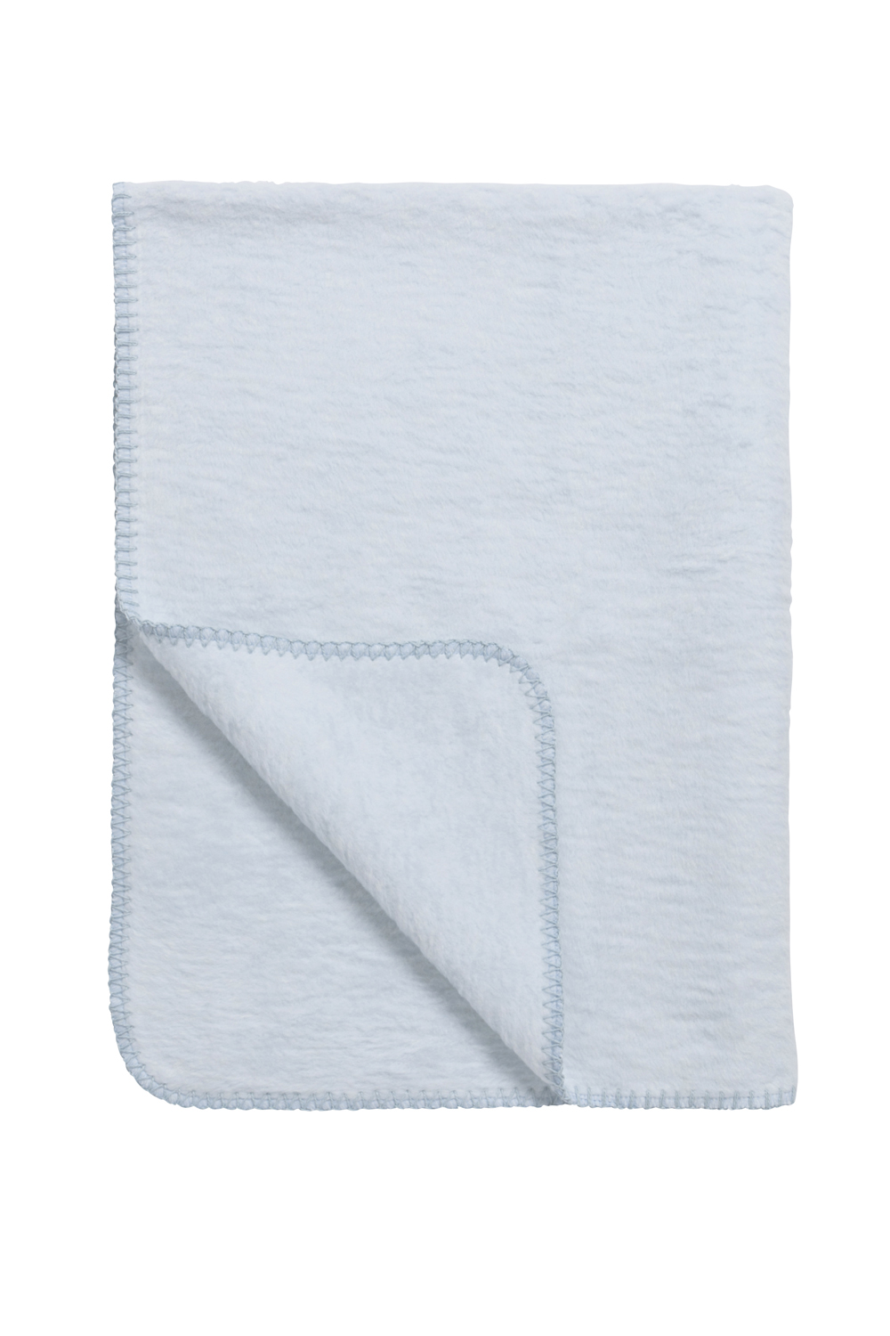 Cot Bed Blanket Uni - Light Blue - 100X150cm