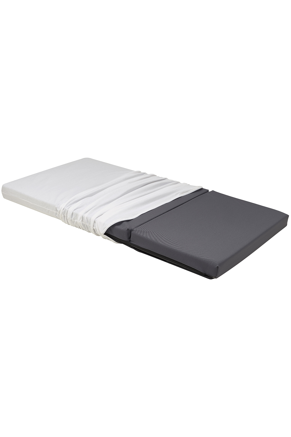 Matratzenbezug für Campingbetten Uni - white - 60x120cm