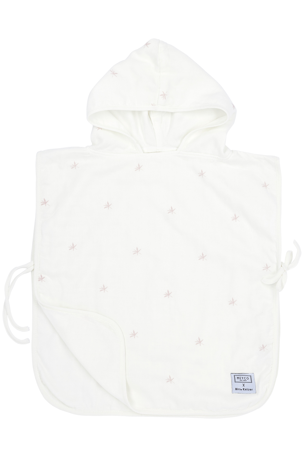 Bath poncho bamboo muslin Ibiza - lilac - 3-5 years