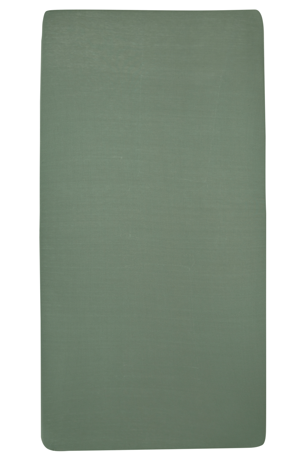 Fitted sheet doubter Uni - forest green - 120x200cm