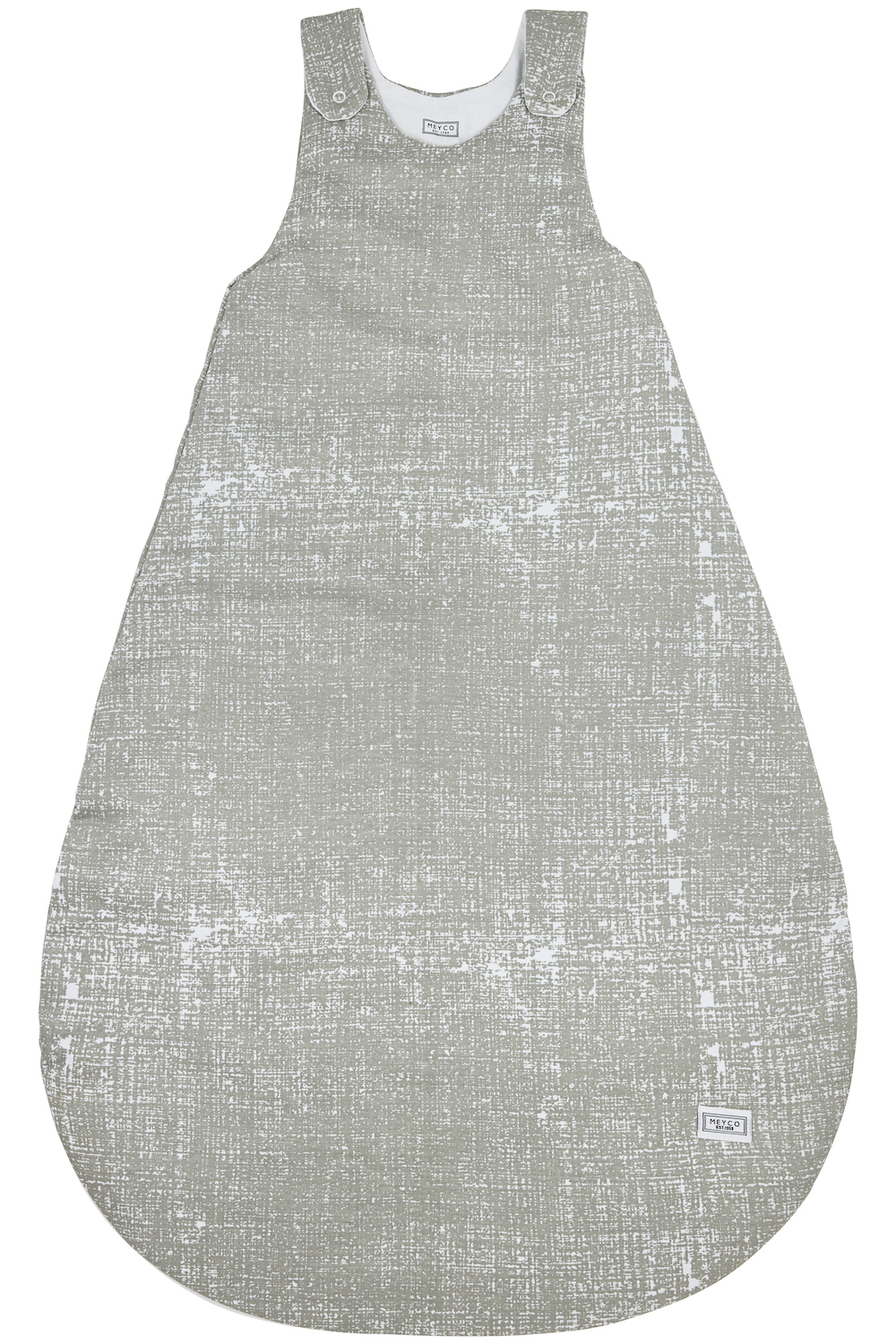 Sleepingbag round 2-parts Fine Lines - grey - 80/86