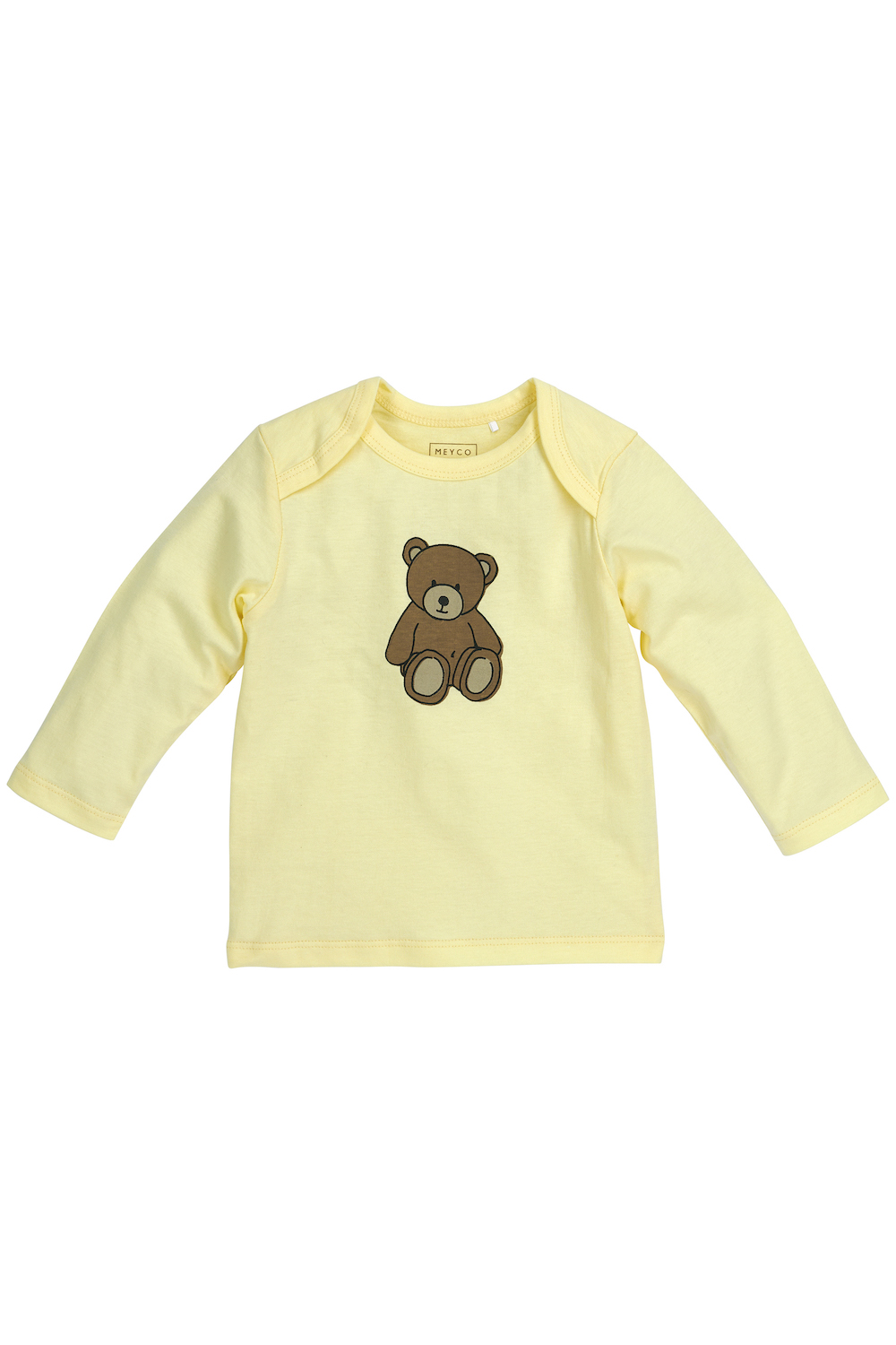 Baby Pyjama 2-pack Teddy Bear - soft yellow - 50/56
