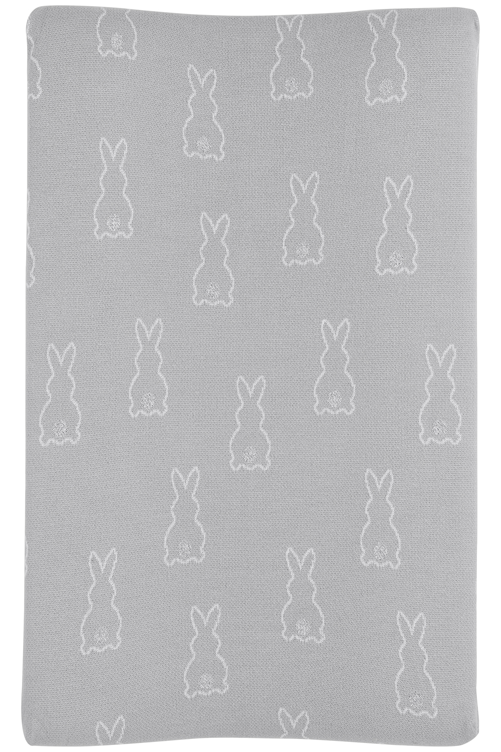 Changing mat cover Rabbit - silver - 50x70cm