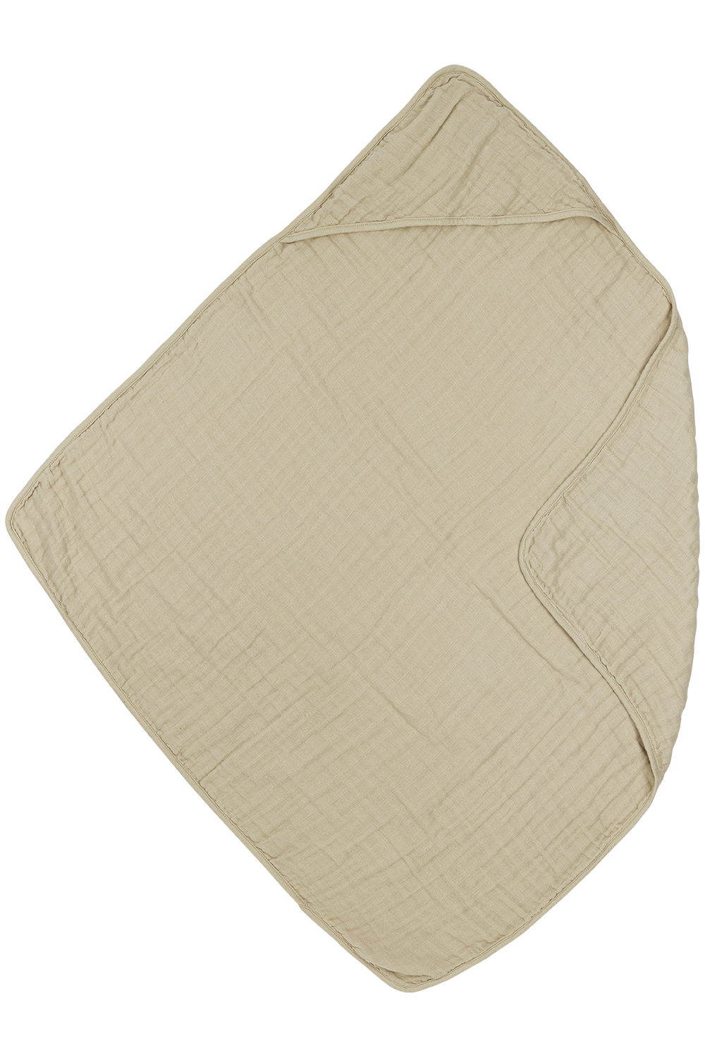 Badcape hydrofiel Uni - sand - 80x80cm