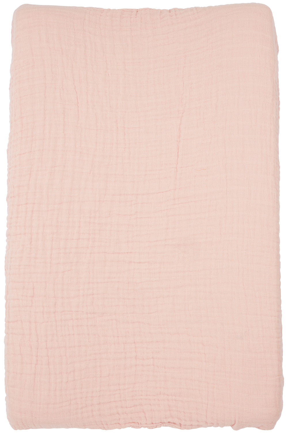 Aankleedkussenhoes hydrofiel Uni - soft pink - 50x70cm