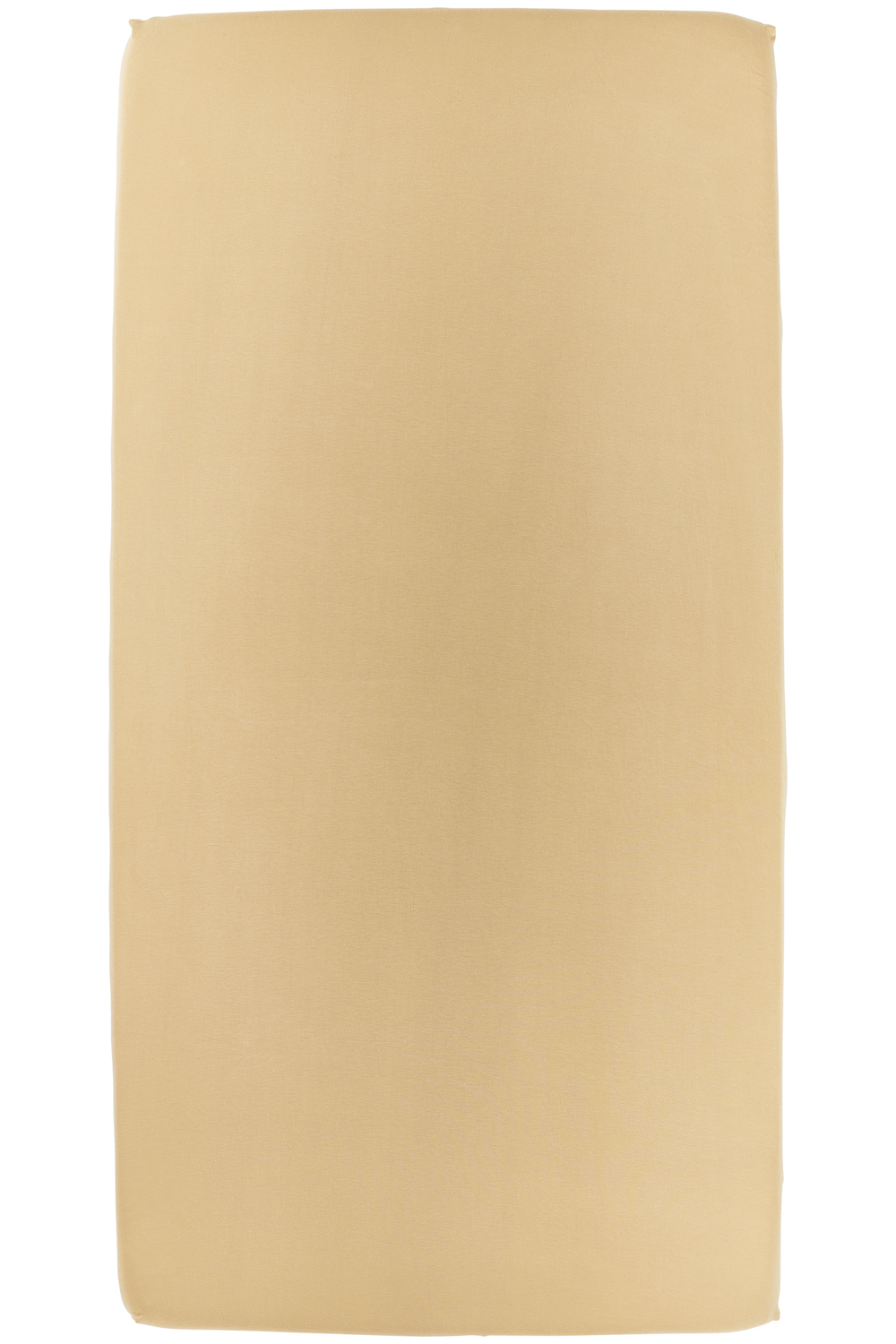 Hoeslaken eenpersoonsbed Uni - warm sand - 80x200cm