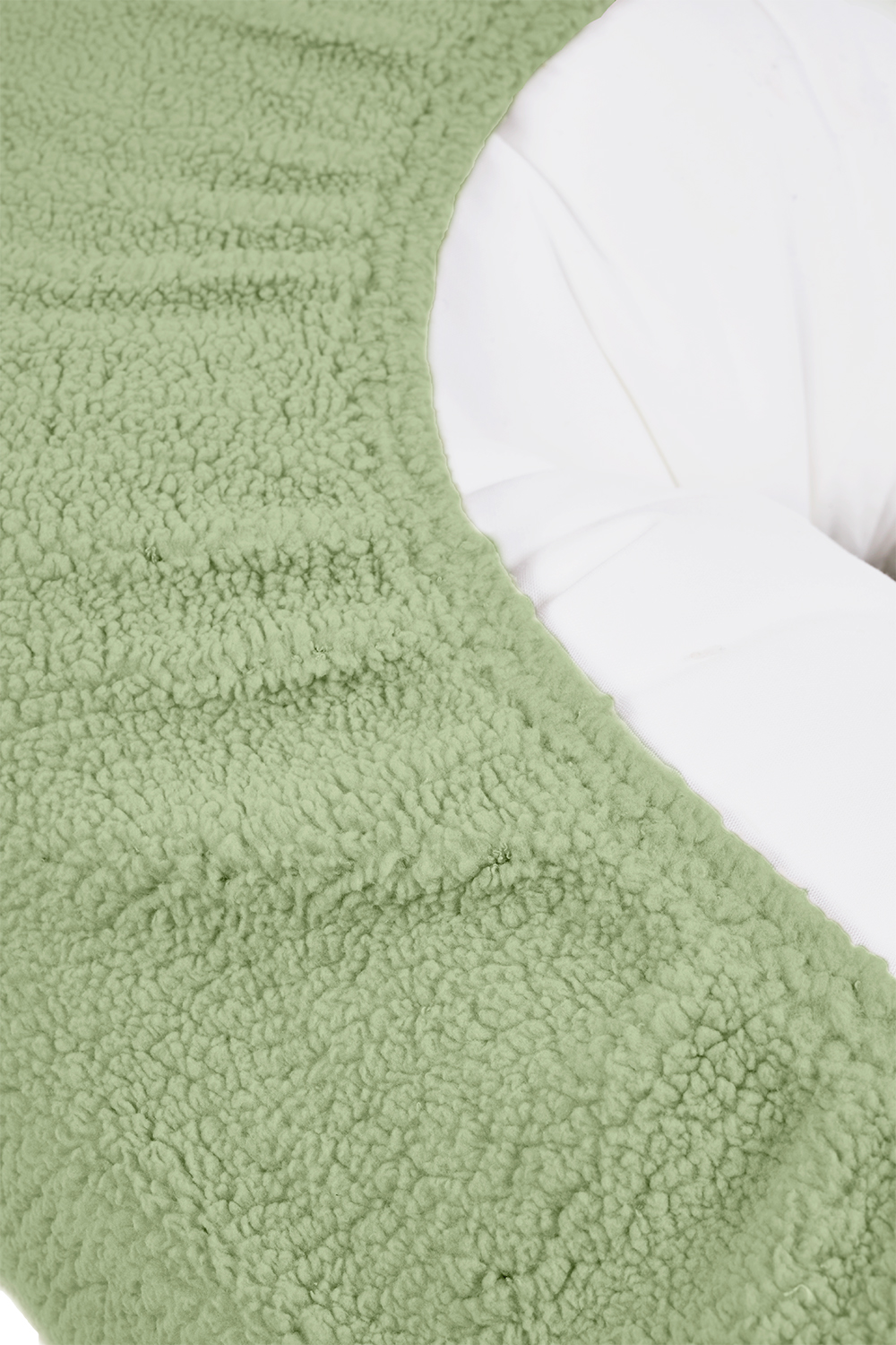 Relaxbezug für Stillkissen Teddy - olive green