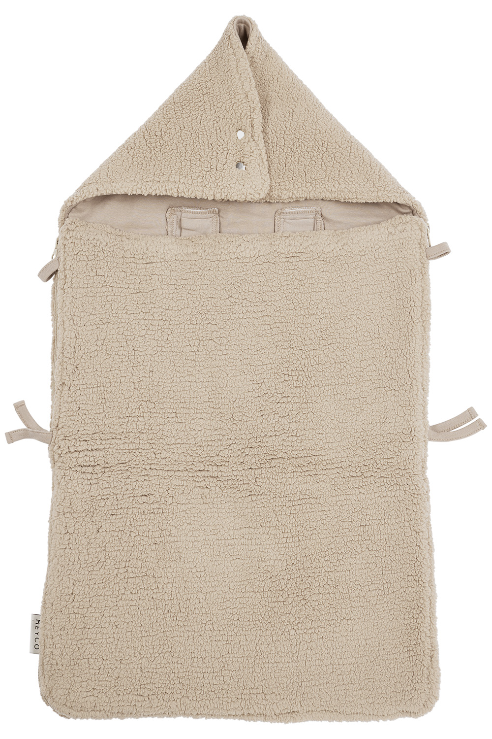 Fußsack Teddy - sand - 40x82cm