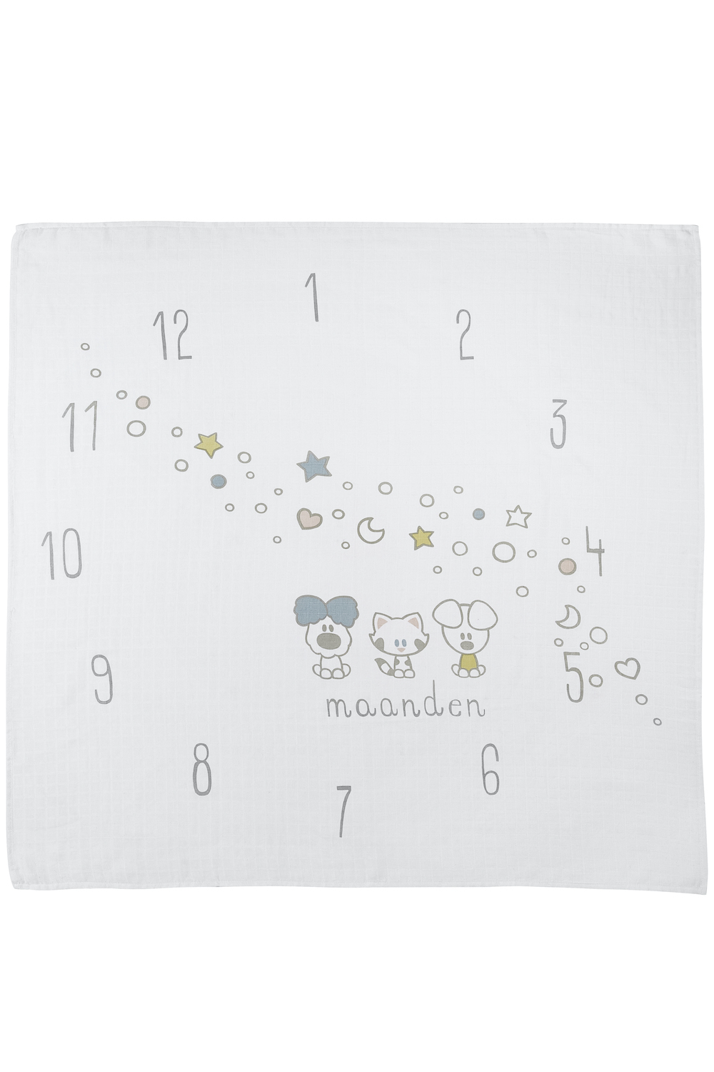 Swaddle  musselin Woezel & Pip - multicolour - 120x120cm