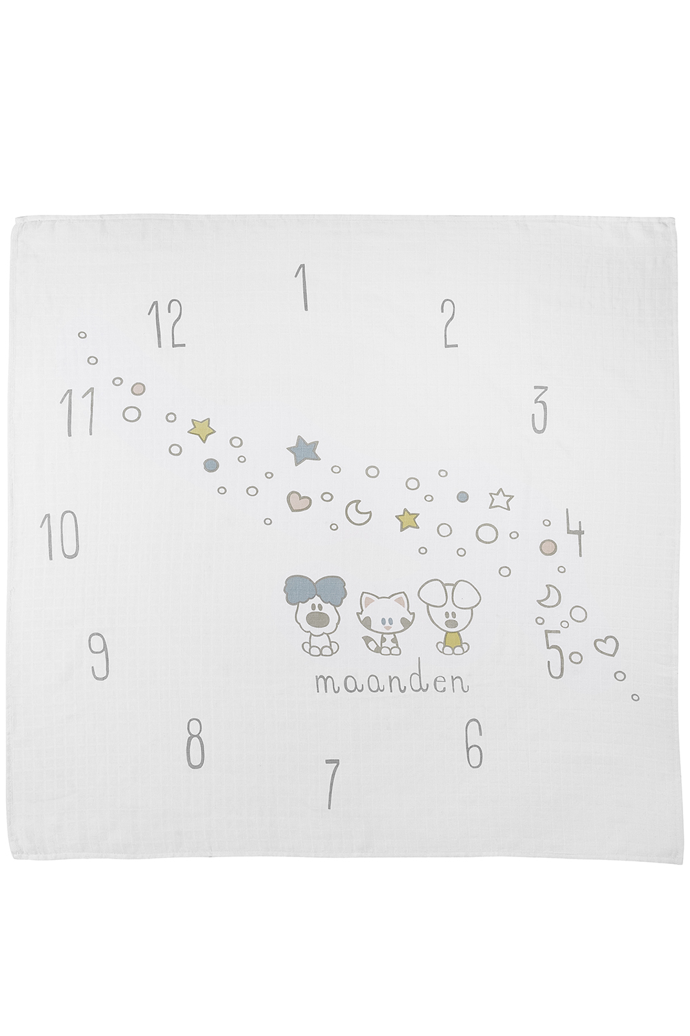 Musselin Monats swaddle 1-pack Wusel&Pip - 120x120cm