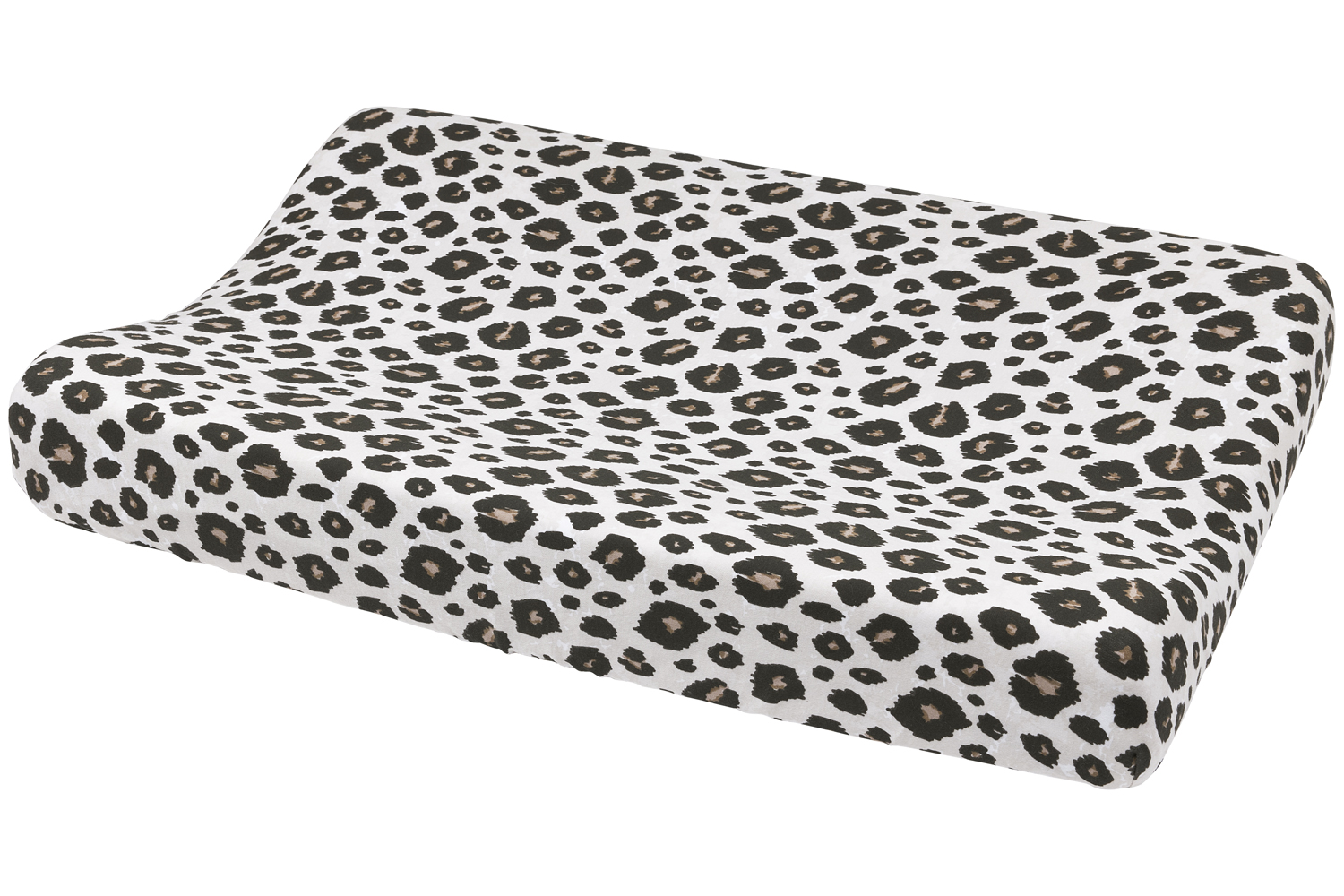 Changing mat cover Leopard - sand melange - 50x70cm