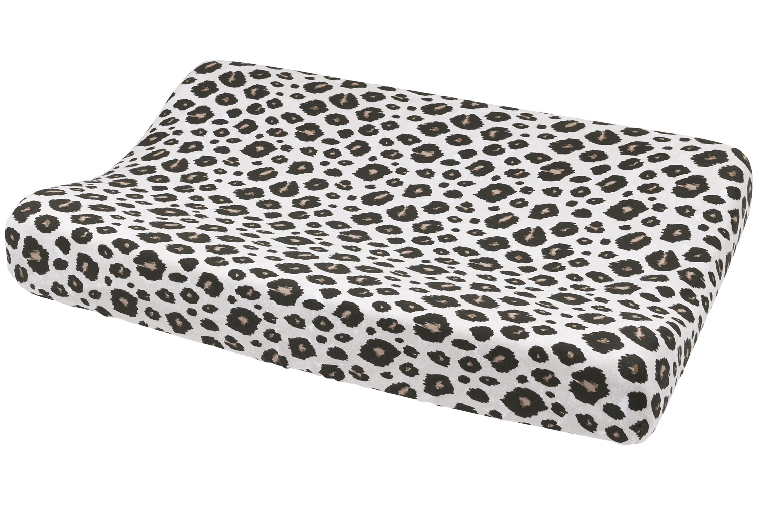 Wickelauflagenbezug Leopard - sand melange - 50x70cm