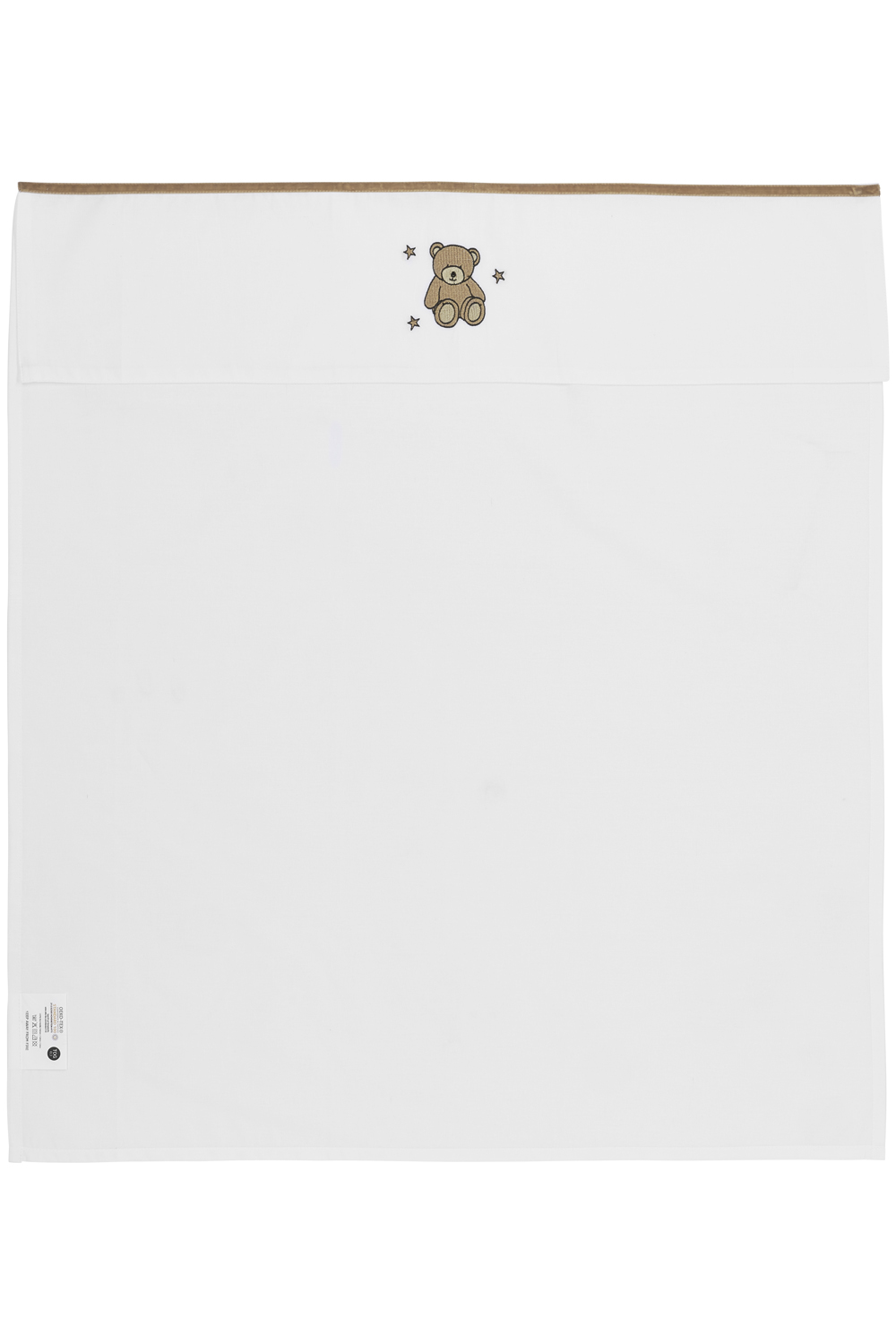 Wieglaken Teddy Bear - toffee - 75x100cm