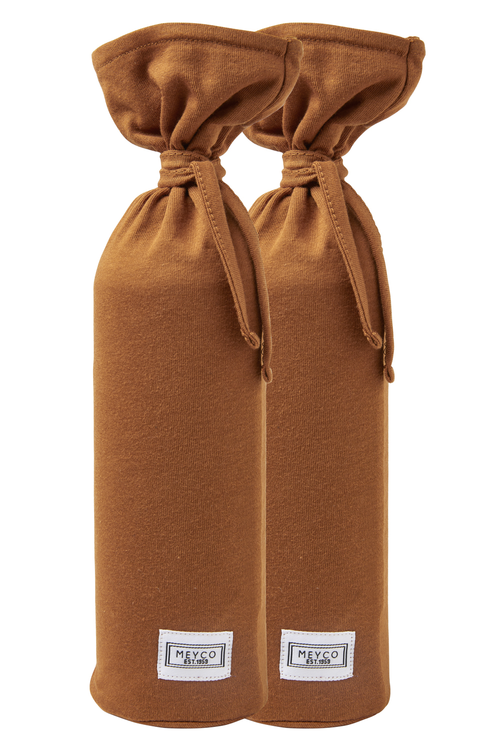 Hot water bottle cover 2-pack Uni - camel