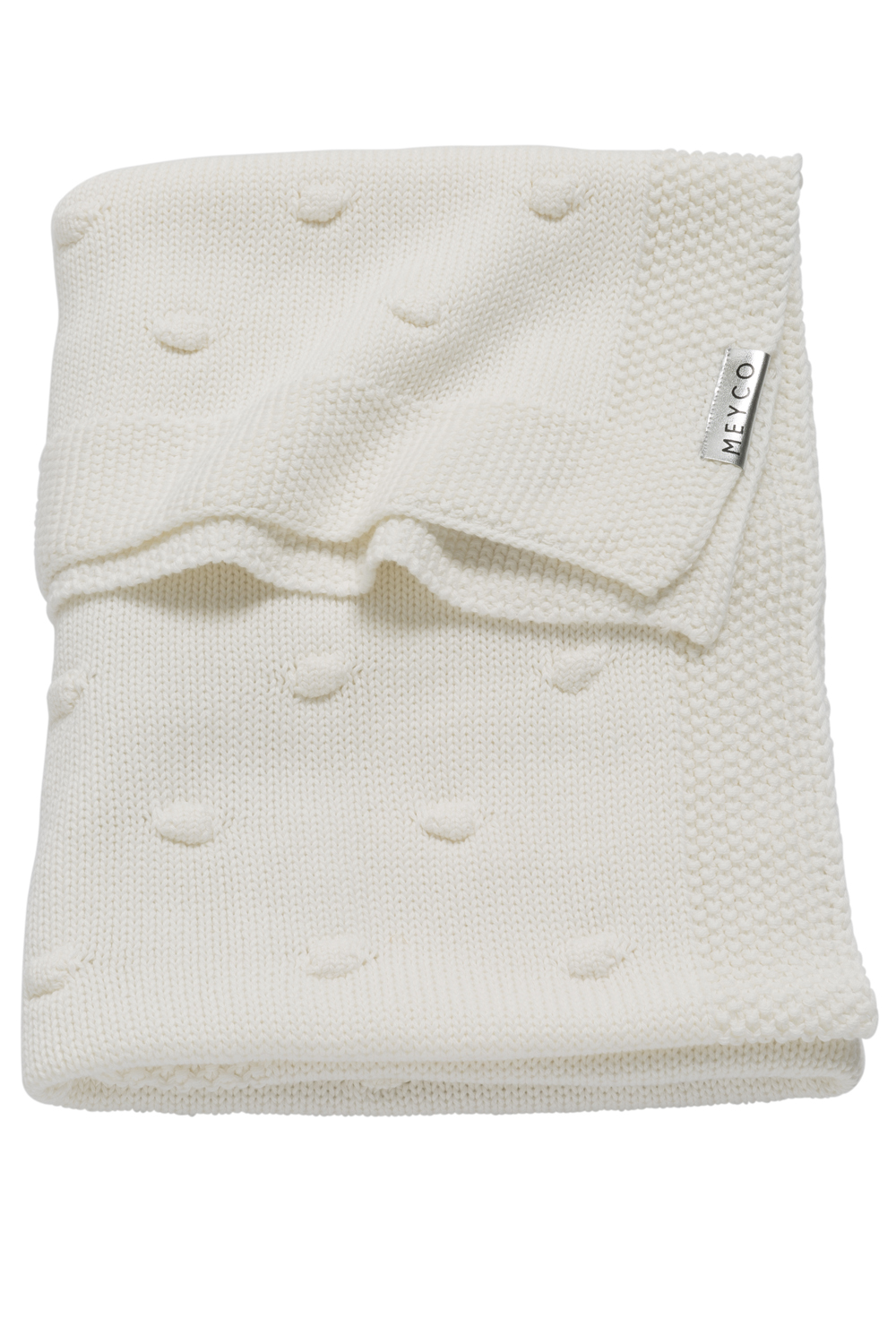 Wiegdeken Knots - offwhite - 75x100cm - 1.0 TOG