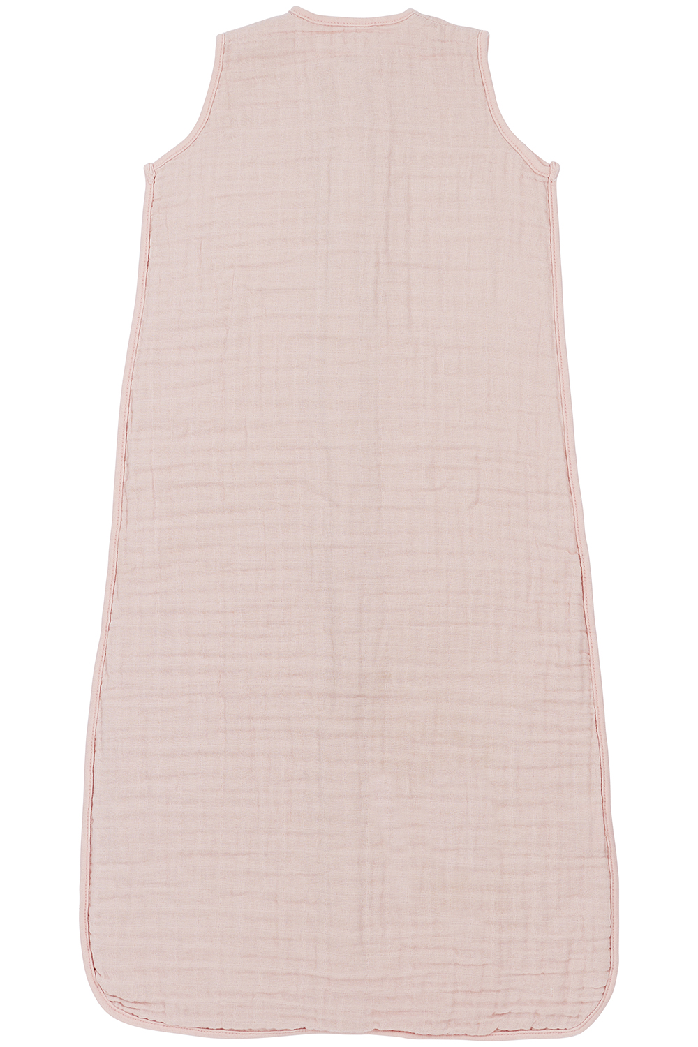 Sleepingbag pre-washed muslin Uni - soft pink - 70cm