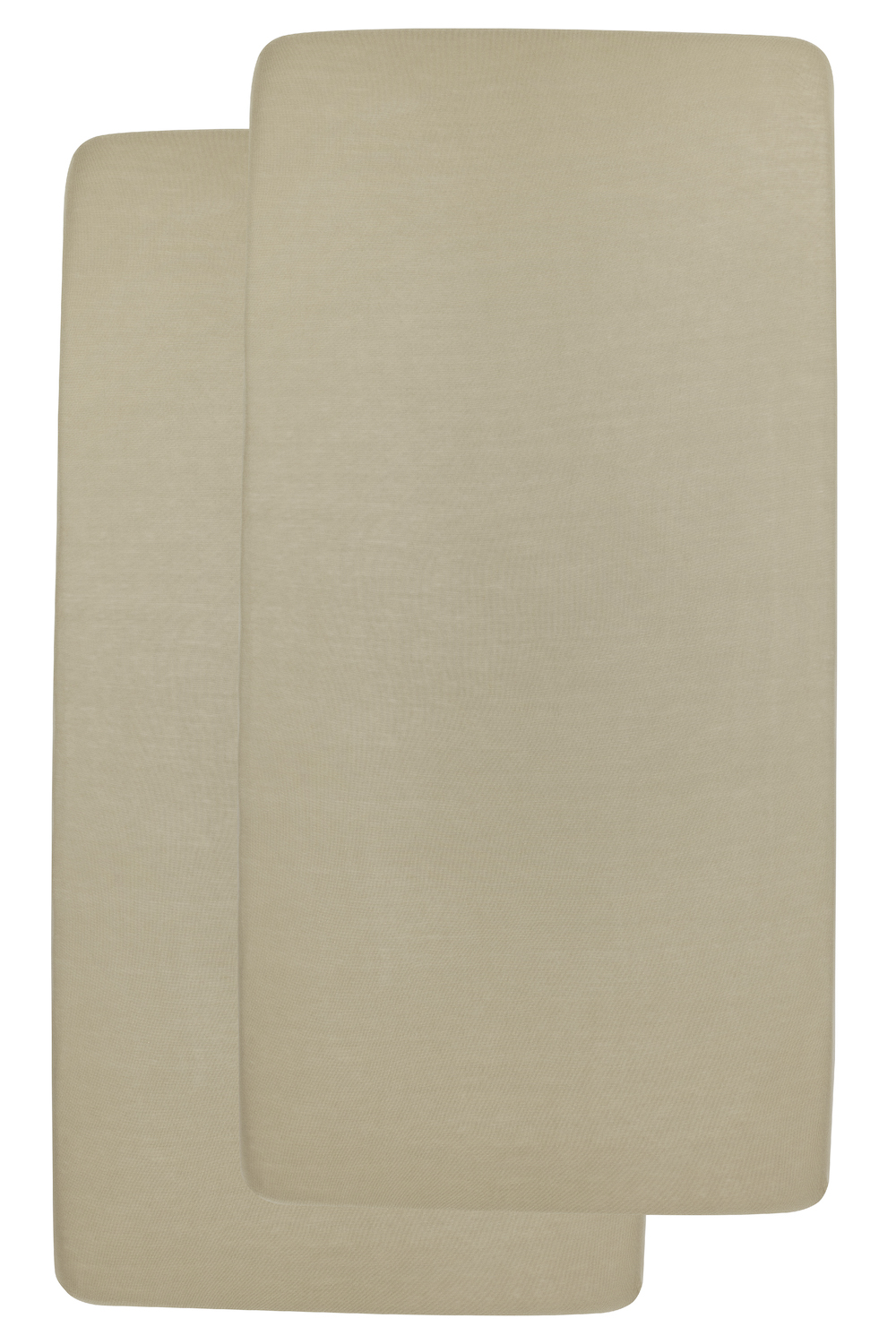 Spannbettlaken Kinderbett 2er pack Uni - taupe - 60x120cm