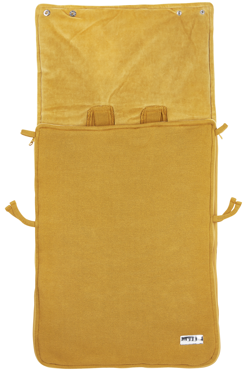 Fußsack Knit Basic - honey gold - 40x82cm