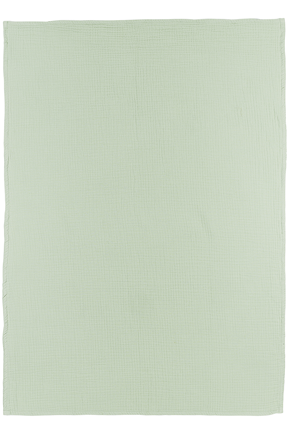 Wieglaken hydrofiel Uni - soft green - 75x100cm
