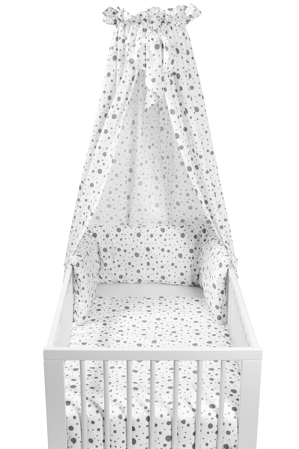 Bettwäscheset 4er pack Dots - neutral