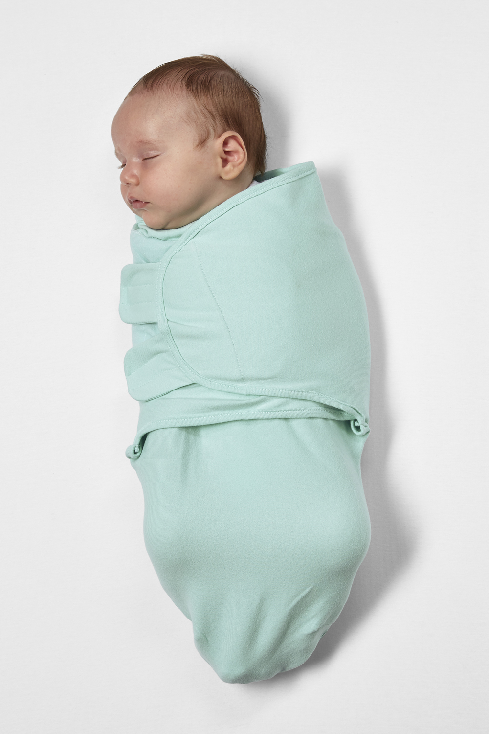 Swaddlemeyco inbakerdoek dubbellaags Uni - new mint - 0-3 maanden