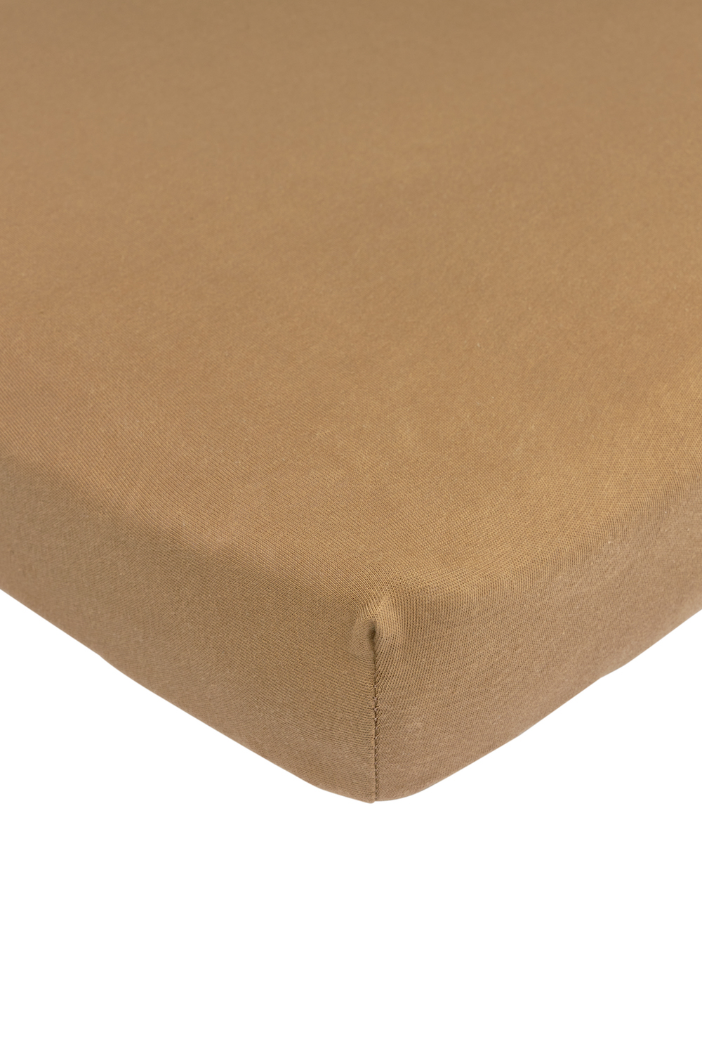Jersey Fitted Sheet Playpen Mattress - Toffee - 75x95cm