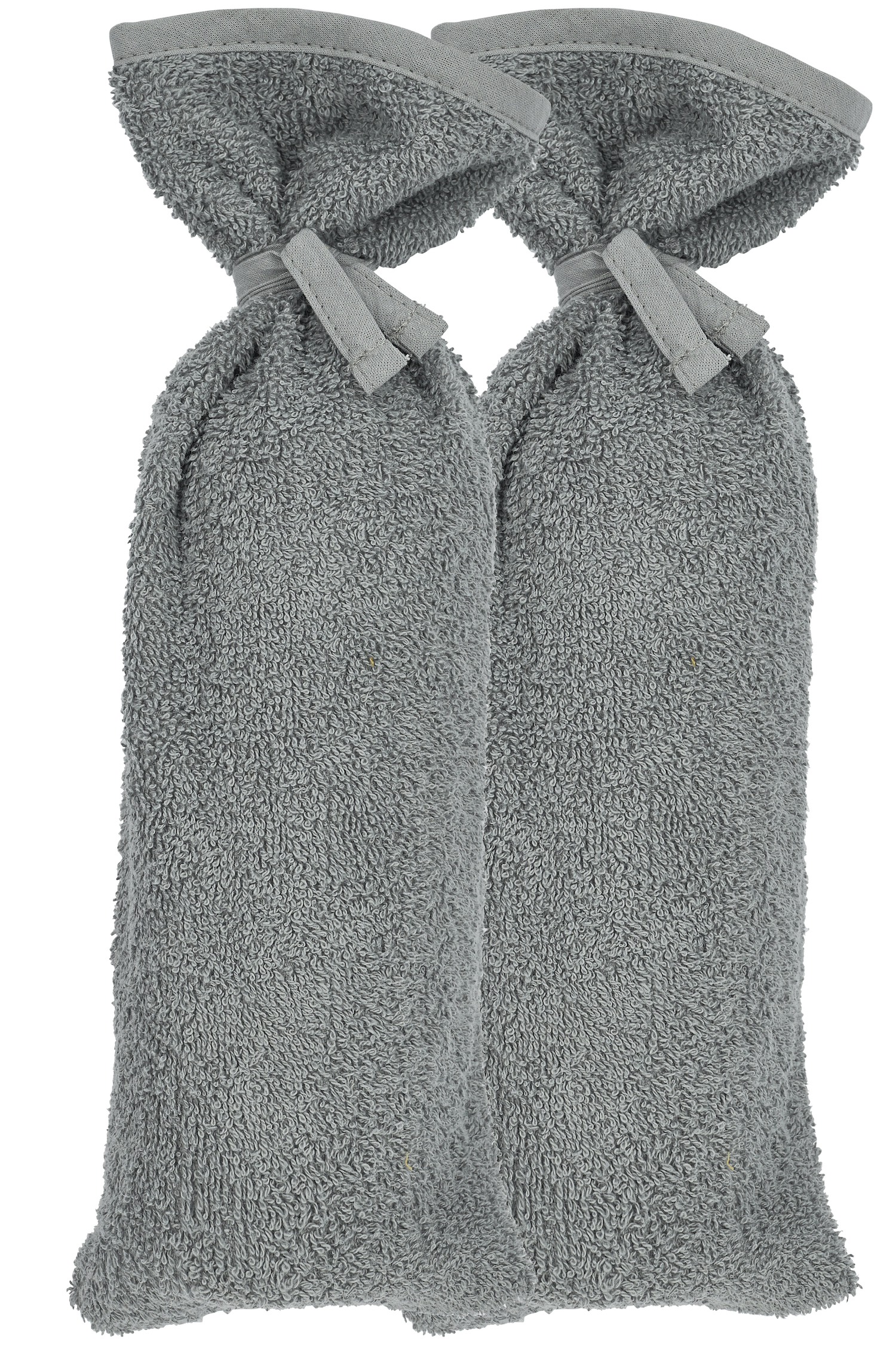 Hot water bottle cover 2-pack terry Uni - grey