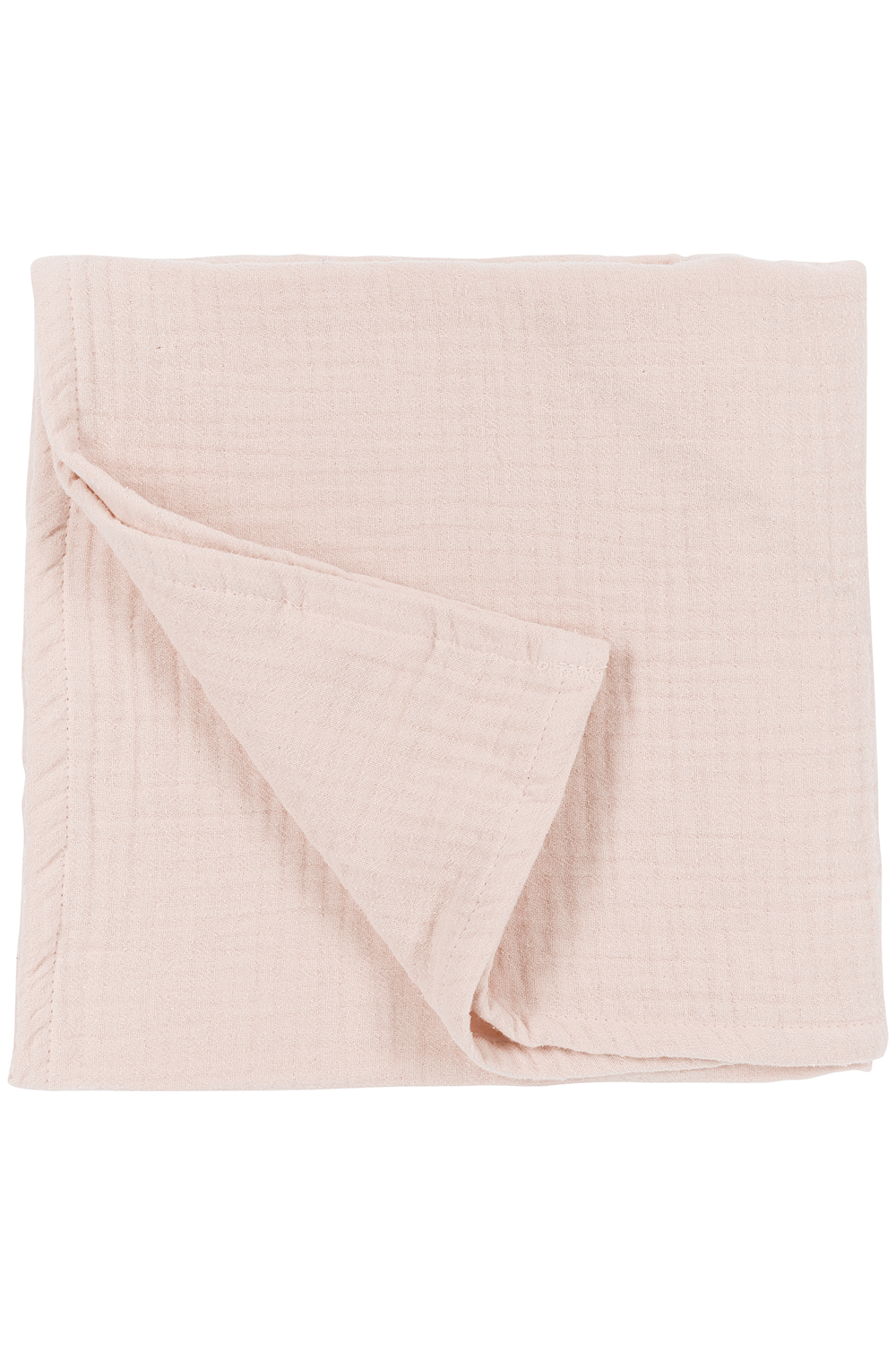 Blanket muslin Uni - soft pink - 140x200cm