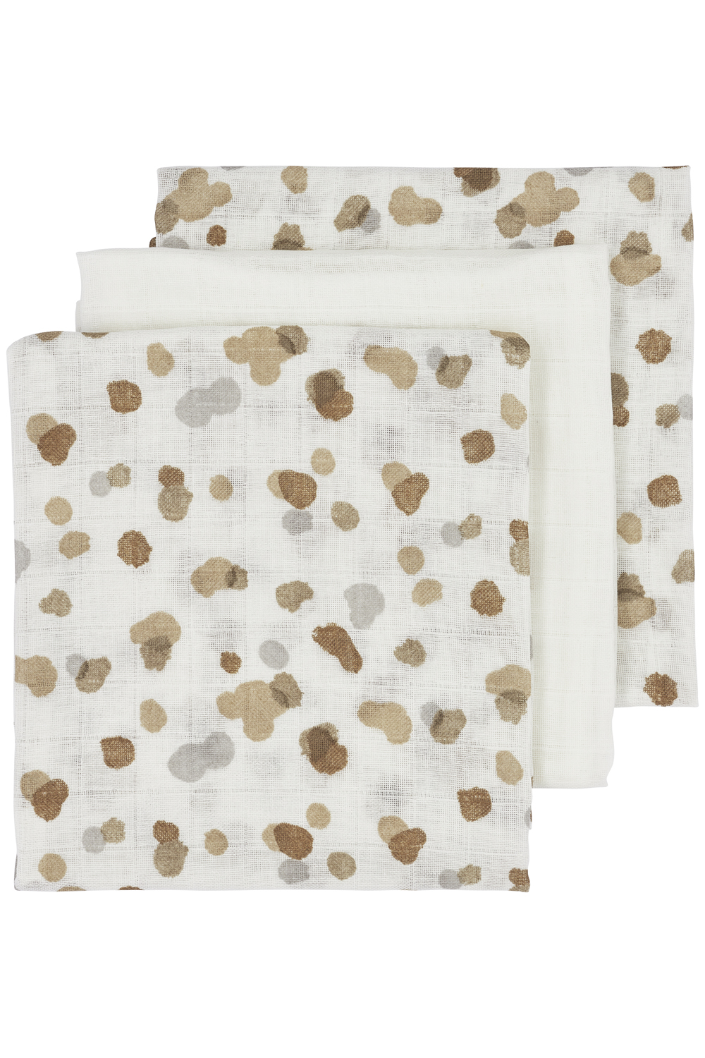 Musselin Windeln 3-pack Stains - Neutral - 70x70cm