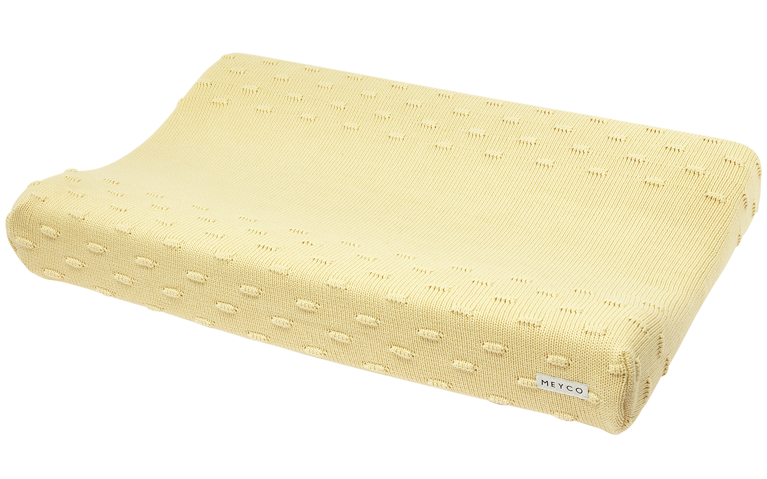 Changing mat cover Knots - soft yellow - 50x70cm