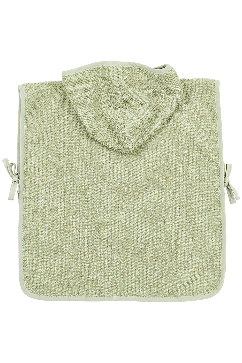 Badponcho Popcorn - soft olive - 1-3 jaar