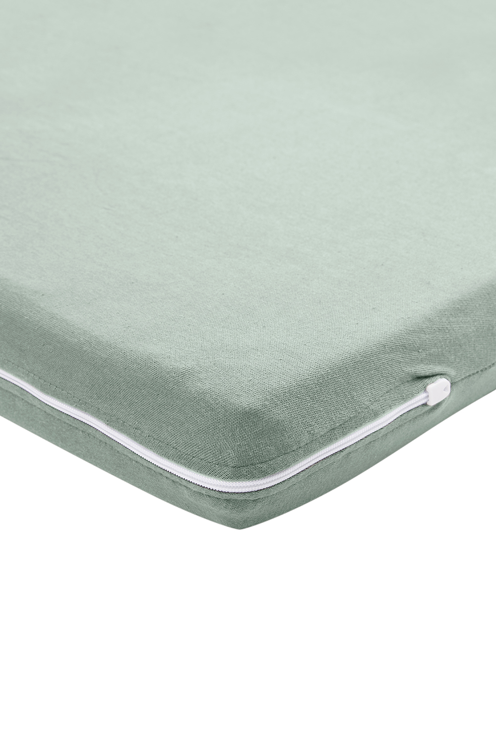 Jersey Campingbed Mattress Cover - Stone Green - 60X120cm