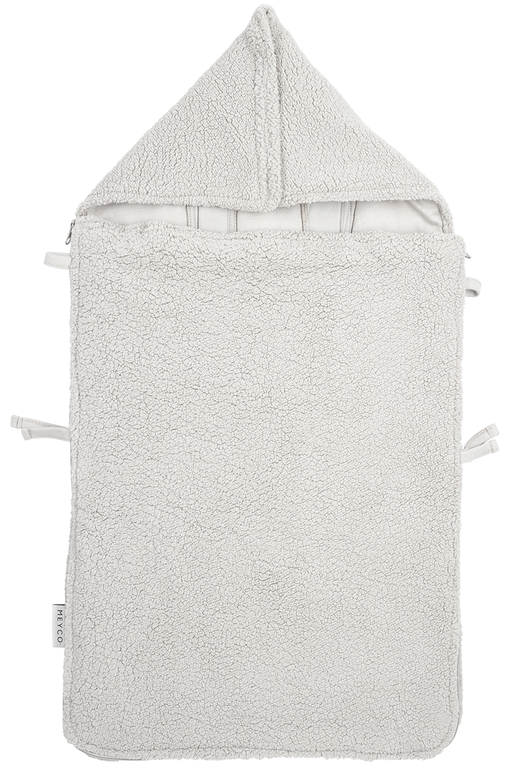 Fußsack Teddy - greige - 40x82cm