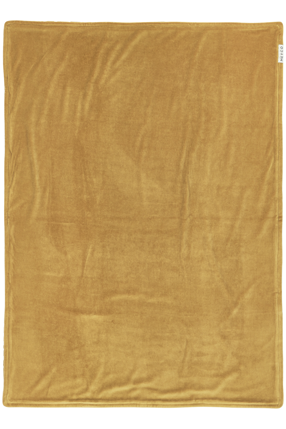 Ledikant deken Cheetah velvet - honey gold - 100x150cm
